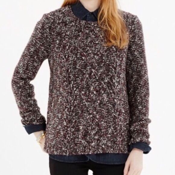 MADEWELL Firelight Marled Pullover Sweater‎ - Picture 1 of 9